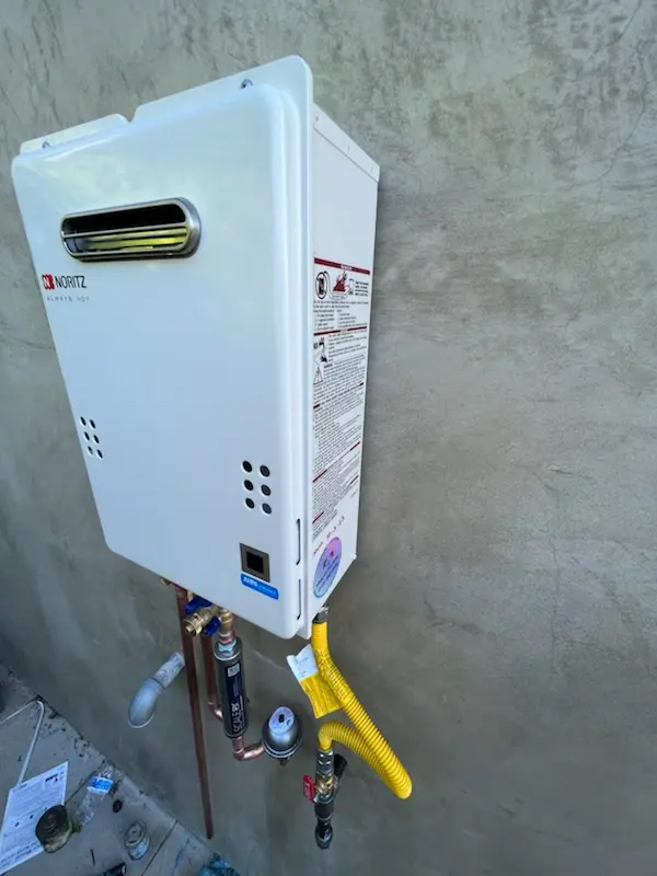 Tankless water heater installation for CBD homes
